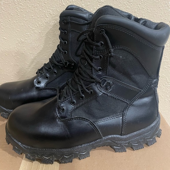 Rocky Alpha Force Zipper Waterproof Public Service Boots - Picture 2 of 5